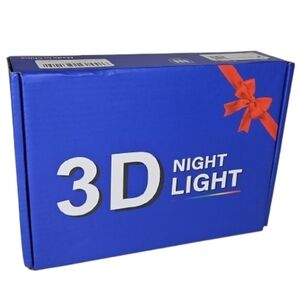 3D Night Light in Blue Box